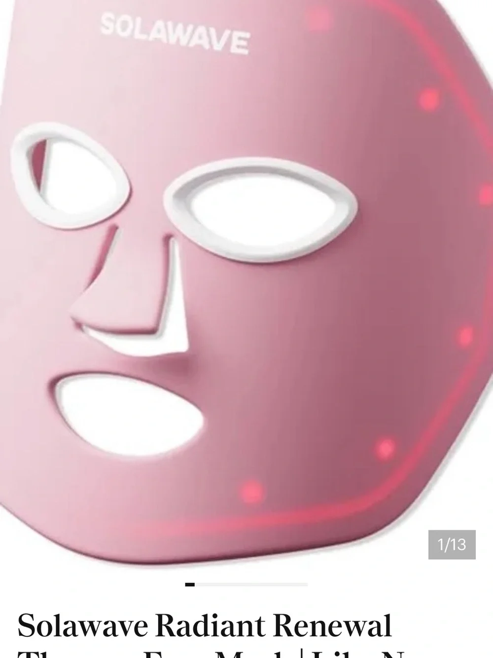 Radiant Renewal LED Face Mask and neck mask!